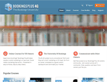 Tablet Screenshot of bookingsplus4g.com